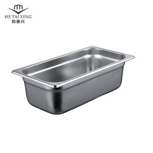 Nihon Catering Gastronorm Pans 1/3 Size 100mm Deep Steaming Pan For Catering Set