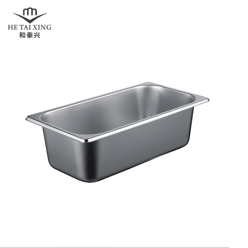 USA Catering Gastronorm Pans 1/3 Size 100mm Deep Steam Table Pan for Your Kitchen