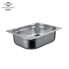EU Gastronorm Pan 1/2 Size 100mm Deep Stackable Containers for Comercial Kitchen Equipment