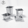 USA Type Food Serving Gastronorm Container 1/6 Size 200mm Deep Steaming Pans for Adaptive Kitchen Equipment