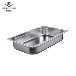 EU Style GN Pan 1/1 Size 100mm Deep Keep Food Warm Container for Kitchen Equipment Fast Food