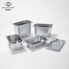 Gastronorm Containers 1/4 Size 100mm Deep Food Storage Stackable Containers for Cooks Cookware