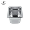 Japan Style Gastronorm Food Container 1/9 Size 65mm Deep Every Day Pan for Stainless Steel Kitchen Equipment Supplier