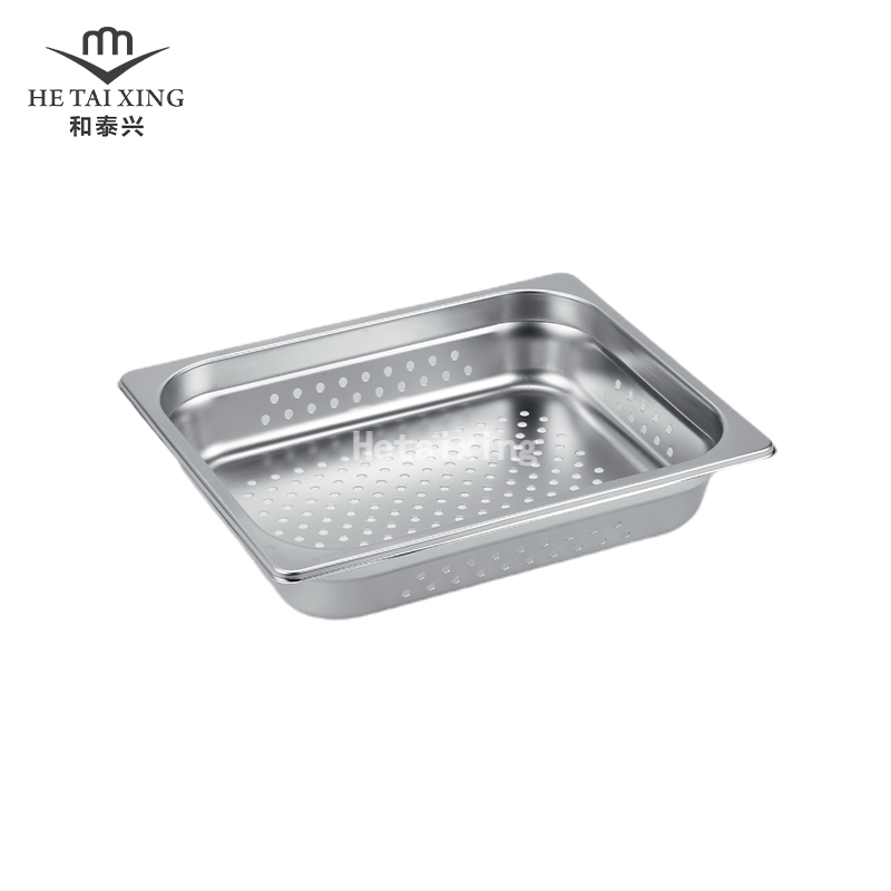 Perforated Japan Gastronorm Pan 1/2 65mm Deep Steam Table for Sale for Small's Cafe