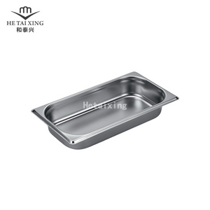 Catering Gastronorm Pans 1/3 Size 55mm Deep Steam Tray for Hotel Resturant Supply